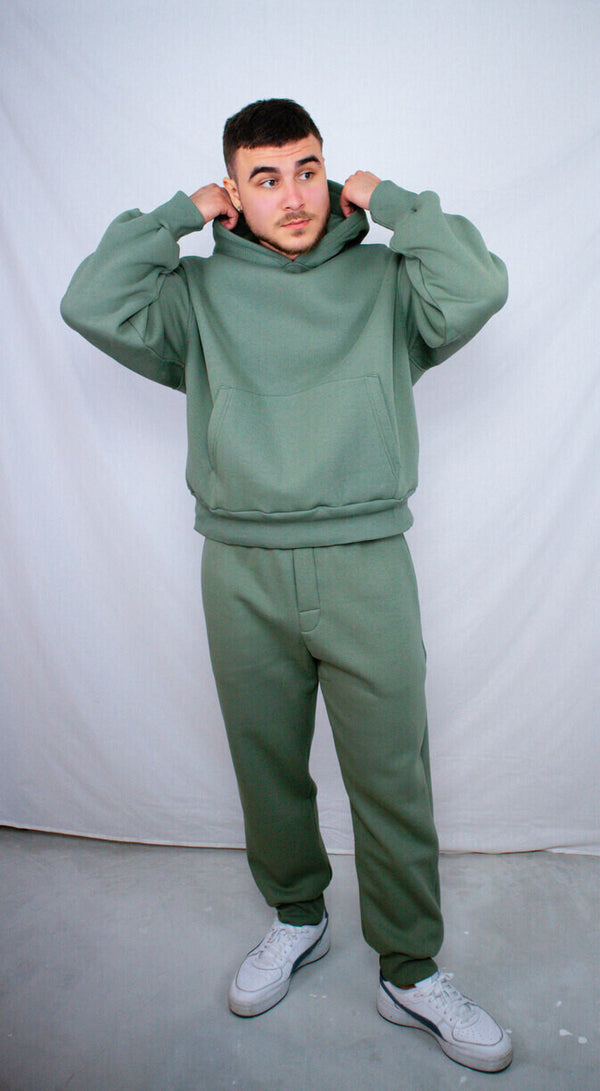 Hoodie – Khakigrön