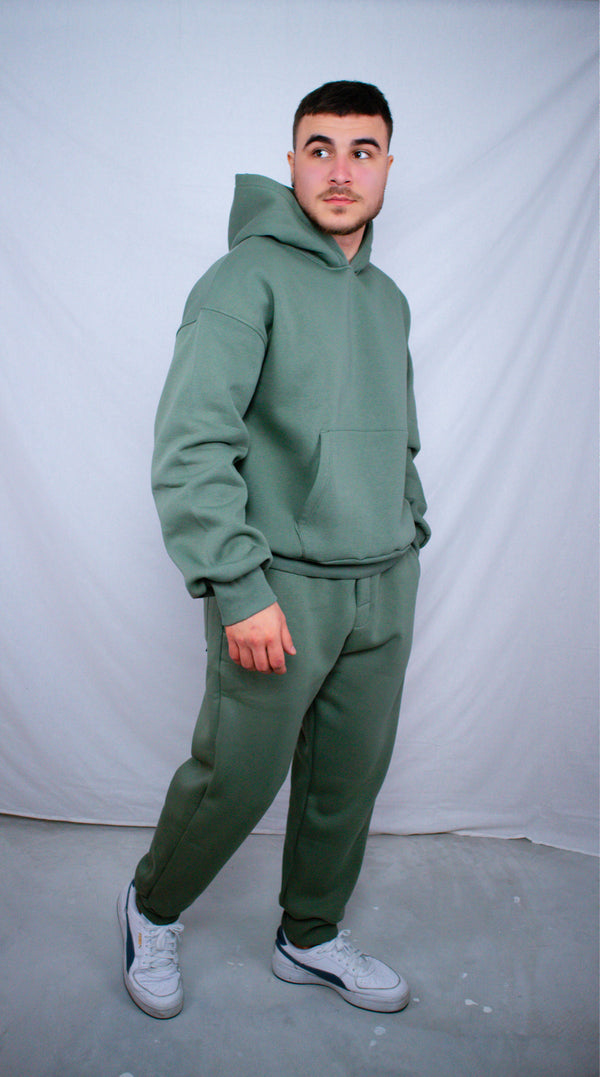 Hoodie – Khakigrön