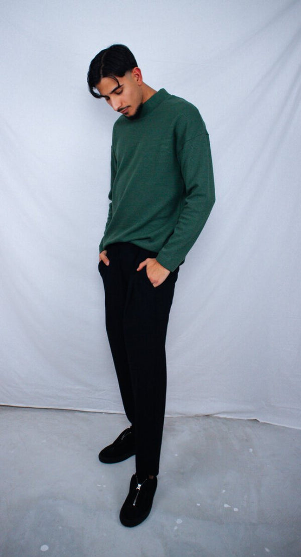 Turtle neck– Khakigrön