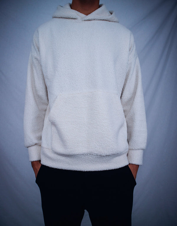 Teddy Hoodie – Offwhite