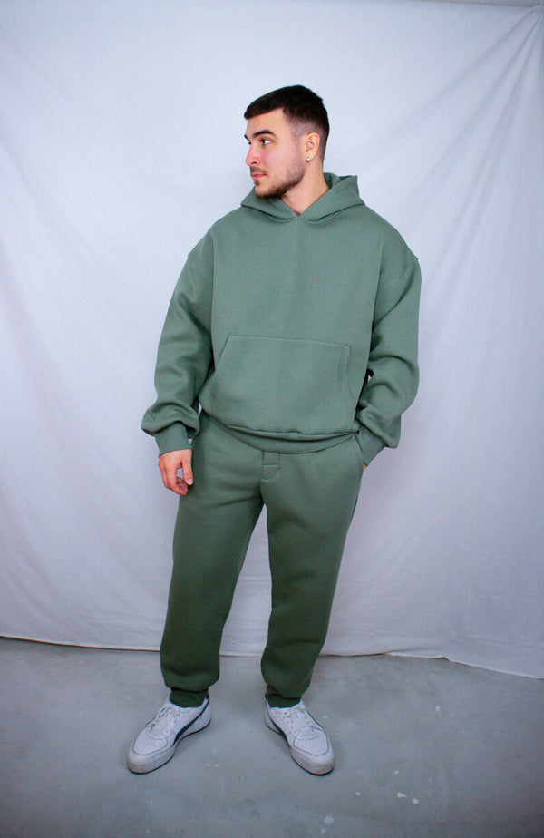 Hoodie – Khakigrön