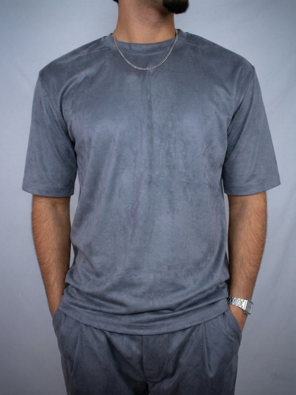 T-shirt – Silvergrå